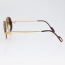 CARTIER Sunglasses metal Gold Tone Auth am10923-6