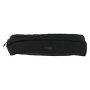 TUMI Pouch Name Tag Leather nylon 6 Set Black Auth am10927-2