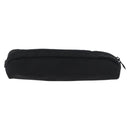 TUMI Pouch Name Tag Leather nylon 6 Set Black Auth am10927-3
