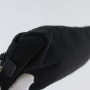 TUMI Pouch Name Tag Leather nylon 6 Set Black Auth am10927-7