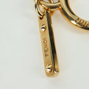 FENDI Pom Pom Bag Charm Dark Brown Auth am10929V-7