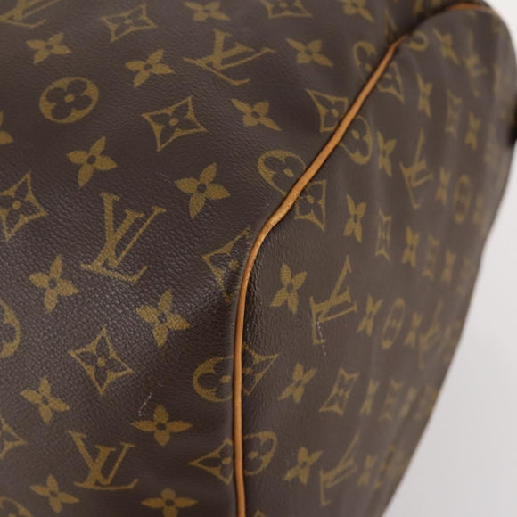 LOUIS VUITTON Monogram Keepall 55 Boston Bag M41424 LV Auth am10942