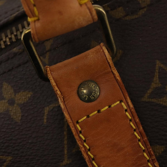 LOUIS VUITTON Monogram Keepall 55 Boston Tas M41424 LV Auth am10942
