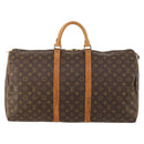 LOUIS VUITTON Monogram Keepall 55 Boston Tas M41424 LV Auth am10942-13