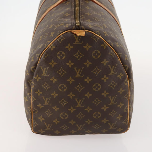 LOUIS VUITTON Monogram Keepall 55 Boston Tas M41424 LV Auth am10942