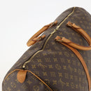 LOUIS VUITTON Monogram Keepall 55 Boston Tas M41424 LV Auth am10942-6