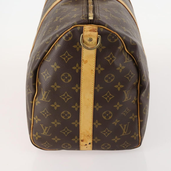 LOUIS VUITTON Monogram Keepall Bandouliere 50 Boston Bag M41416 LV Auth am10944