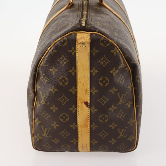 LOUIS VUITTON Monogram Keepall Bandouliere 50 Boston Bag M41416 LV Auth am10944