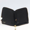 CHANEL Compact Long Wallet Patent leather Black CC Auth am10949A-14