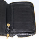 CHANEL Compact Long Wallet Patent leather Black CC Auth am10949A-16