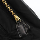 PRADA Chain Tote Bag Nylon Black Gold Auth am10950A-10