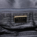 PRADA Chain Tote Bag Nylon Black Gold Auth am10950A-18