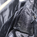 PRADA Chain Tote Bag Nylon Black Gold Auth am10950A-20