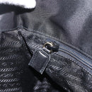PRADA Chain Tote Bag Nylon Black Gold Auth am10950A-21