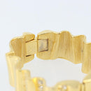 GIVENCHY Rhinestone Bangle metal Gold Auth am10954A-11