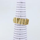 GIVENCHY Rhinestone Bangle metal Gold Auth am10954A-12