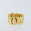GIVENCHY Rhinestone Bangle metal Gold Auth am10954A-5