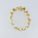 GIVENCHY Rhinestone Bangle metal Gold Auth am10954A-6