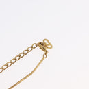 Christian Dior D Necklace metal Gold Auth am10955-15