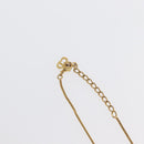 Christian Dior D Necklace metal Gold Auth am10955-8