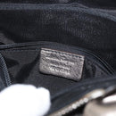 Salvatore Ferragamo Vala Hand Bag Leather 2way Silver Auth am10956-11