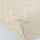 GUCCI GG Canvas Tote Bag Outlet Gold White 257250 Auth am10958-15