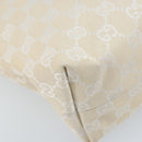 GUCCI GG Canvas Tote Bag Outlet Gold White 257250 Auth am10958-17