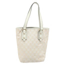 GUCCI GG Canvas Tote Bag Outlet Gold White 257250 Auth am10958-2