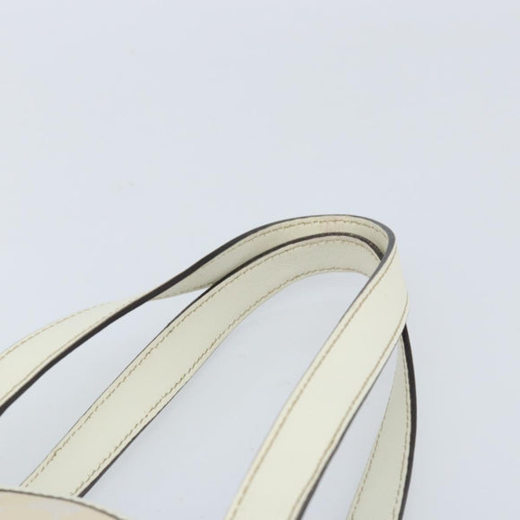 GUCCI GG Canvas Tote Bag Outlet Gold White 257250 Auth am10958