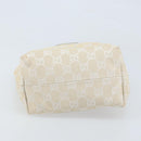 GUCCI GG Canvas Tote Bag Outlet Gold White 257250 Auth am10958-5