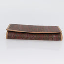 ETRO Paisley Geldbörse zweifach PVC Leder Bordeaux Auth am10961V-6