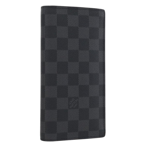 LOUIS VUITTON Damier Graphite Portefeuille Plaza Wallet N62665 LV Auth am10965V