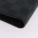 LOUIS VUITTON Damier Graphite Portefeuille Plaza Wallet N62665 LV Auth am10965V-16