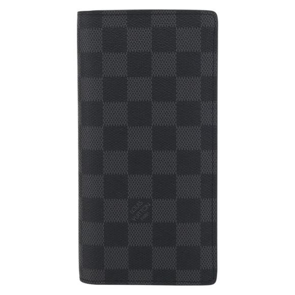 LOUIS VUITTON Damier Graphite Portefeuille Plaza Wallet N62665 LV Auth am10965V