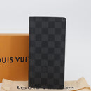 LOUIS VUITTON Damier Graphite Portefeuille Plaza Wallet N62665 LV Auth am10965V-12
