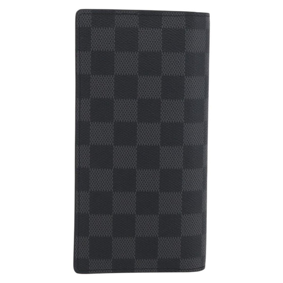 LOUIS VUITTON Damier Graphite Portefeuille Plaza Wallet N62665 LV Auth am10965V