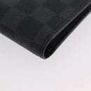 LOUIS VUITTON Damier Graphite Portefeuille Plaza Wallet N62665 LV Auth am10965V-7