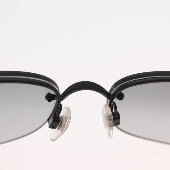 CHANEL CC Sunglasses metal Black CC Auth am10967V