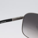 LOUIS VUITTON Sunglasses metal Black LV Auth am10968V-15