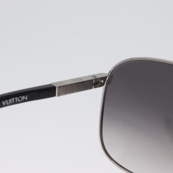 LOUIS VUITTON Sunglasses metal Black LV Auth am10968V