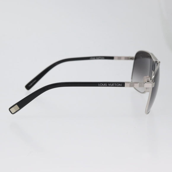 LOUIS VUITTON Sunglasses metal Black LV Auth am10968V