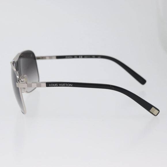 LOUIS VUITTON Sunglasses metal Black LV Auth am10968V