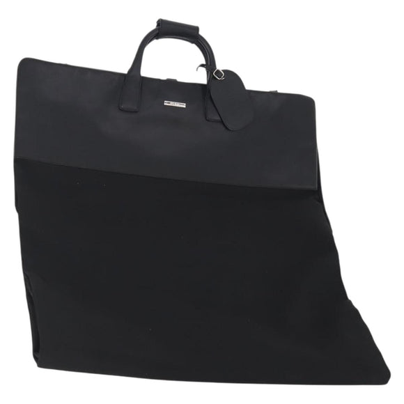 GUCCI Garment Cover Nylon Black Silver 011 2702 Auth am10969