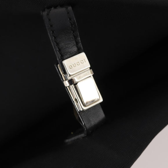 GUCCI Garment Cover Nylon Black Silver 011 2702 Auth am10969