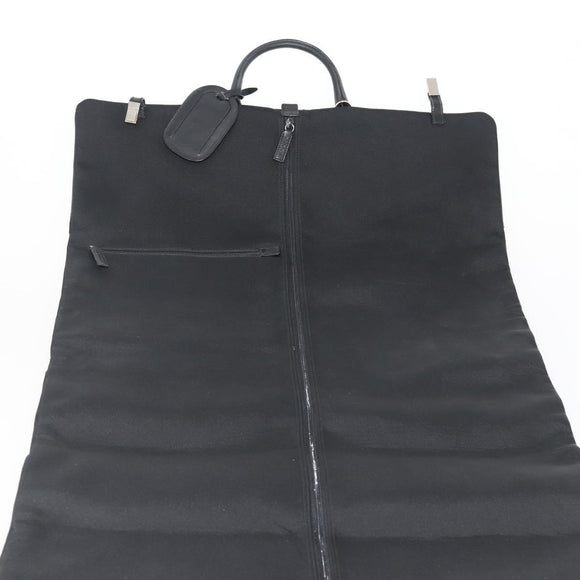 GUCCI Garment Cover Nylon Black Silver 011 2702 Auth am10969