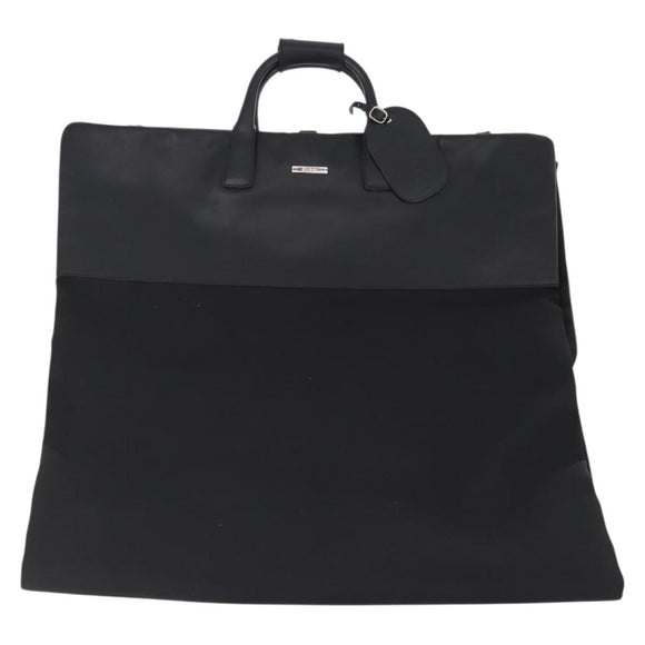 GUCCI Garment Cover Nylon Black Silver 011 2702 Auth am10969
