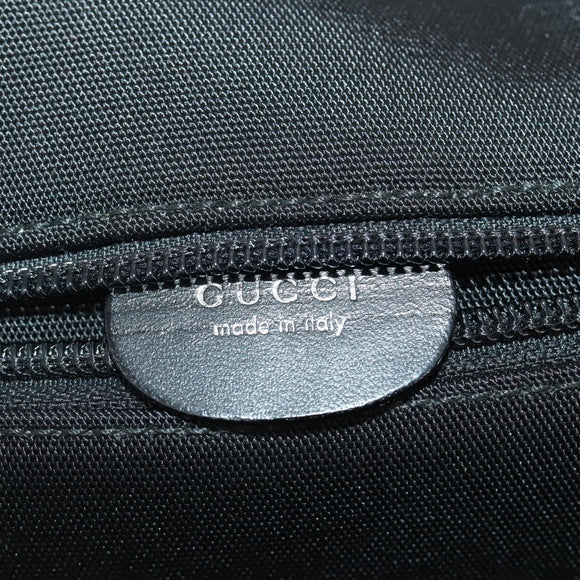 GUCCI Garment Cover Nylon Black Silver 011 2702 Auth am10969