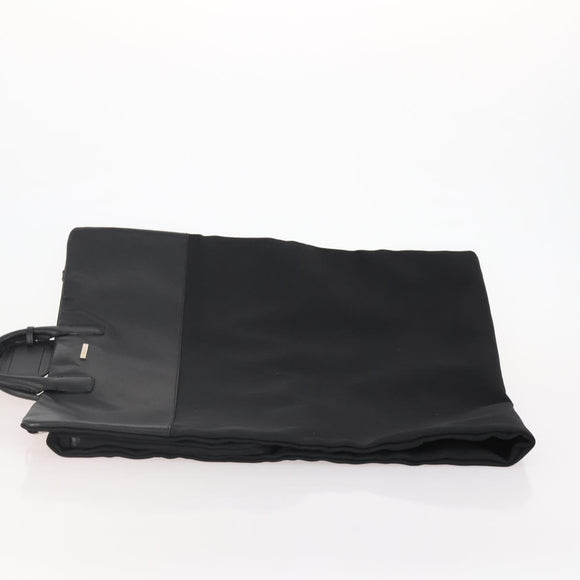 GUCCI Garment Cover Nylon Black Silver 011 2702 Auth am10969