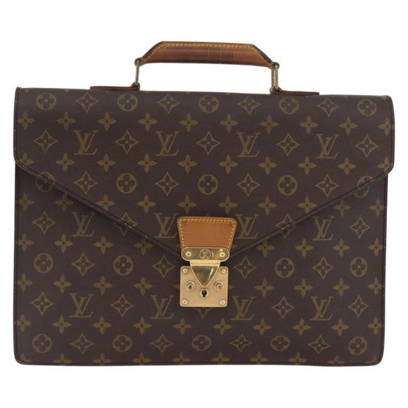 LOUIS VUITTON Monogram Serviette Conseiller Briefcase M53331 LV Auth am10970