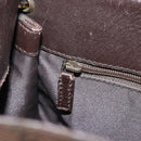 GUCCI GG Canvas Shoulder Bag Gold Brown 91762 Auth am10977-21